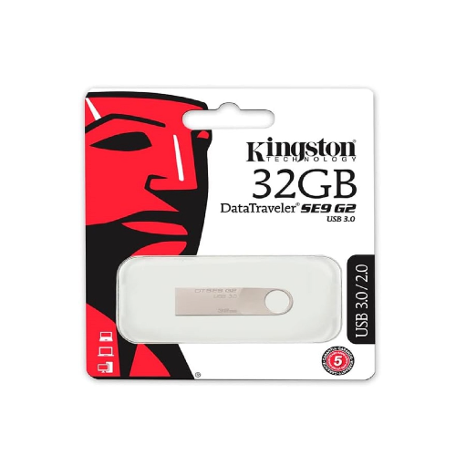 فلاش Kingston 32GB – جسم معدني قوي وأداء موثوق